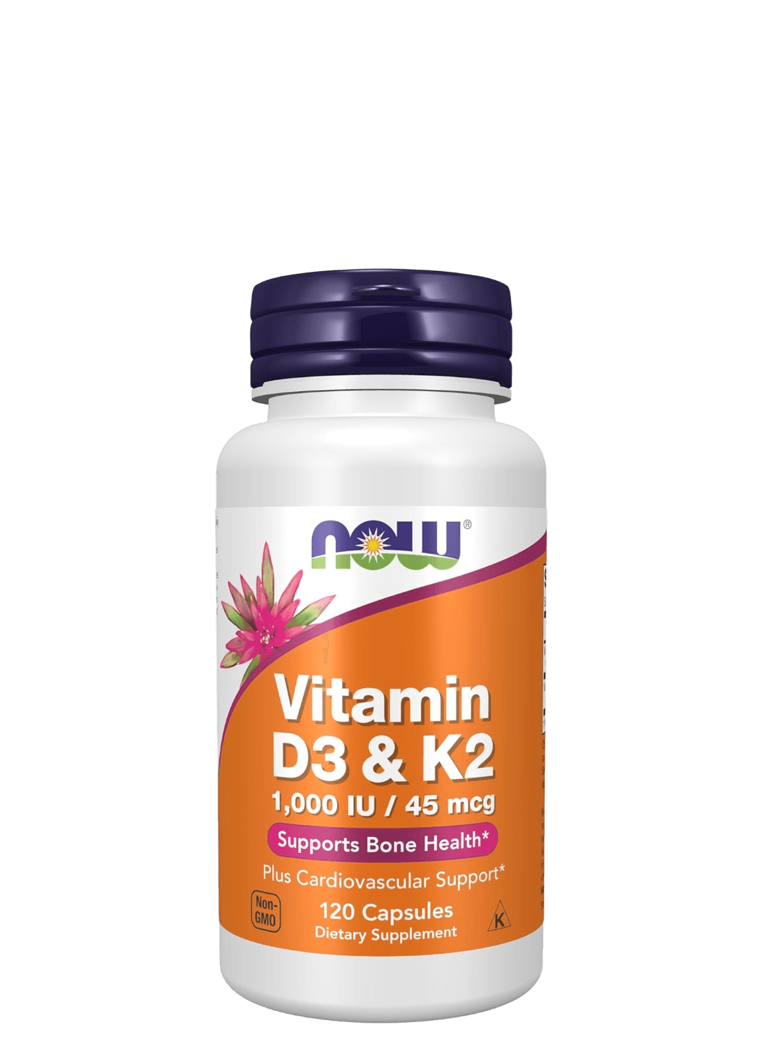 Vitamina D-3 y K-2 1000 IU/K2 Salud de los Huesos y del Sistema cardiovascular - Vista 1