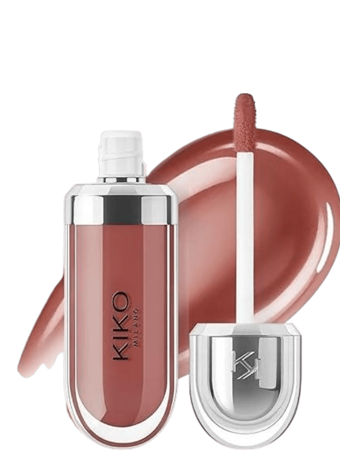 KIKO Milano 3D Hydra Lip Gloss - Tono 21 Rosa Brun - Vista 1
