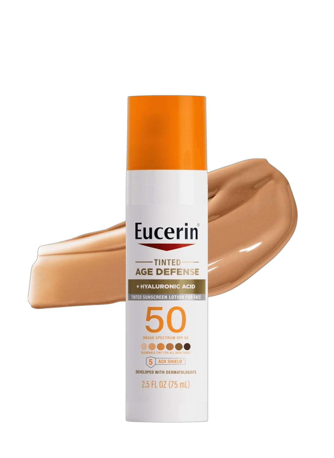 Bloqueador Eucerin Sun Tinted Age Defense - Vista 1